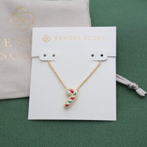 Kendra Scott Candy Cane Short Necklace Gold